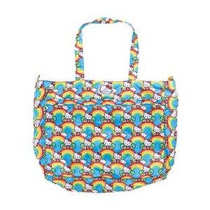 JuJuBe x Hello Kitty Super Be Rainbow Tote Bag with Zipper Charm